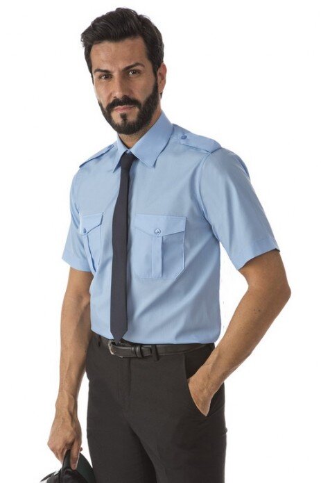 Camicie uomo da uniforme con spalline 