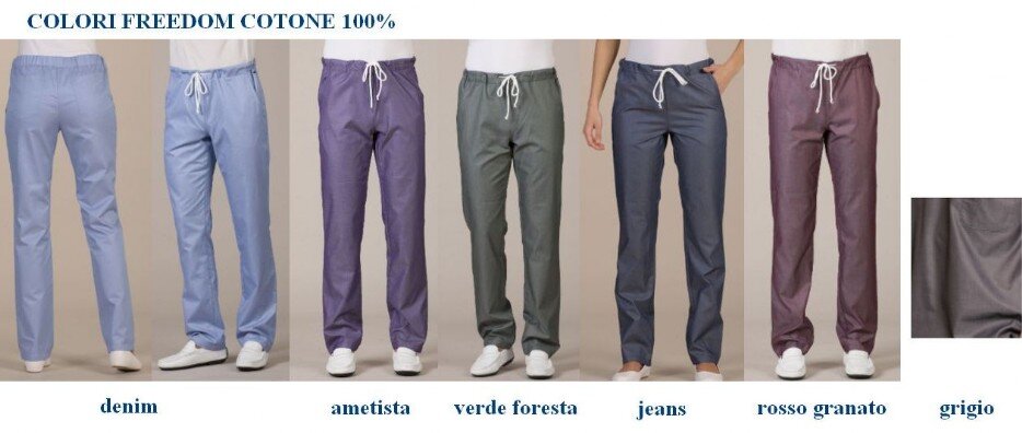 Pantaloni Pastelli Illettas  in cotone Freedom